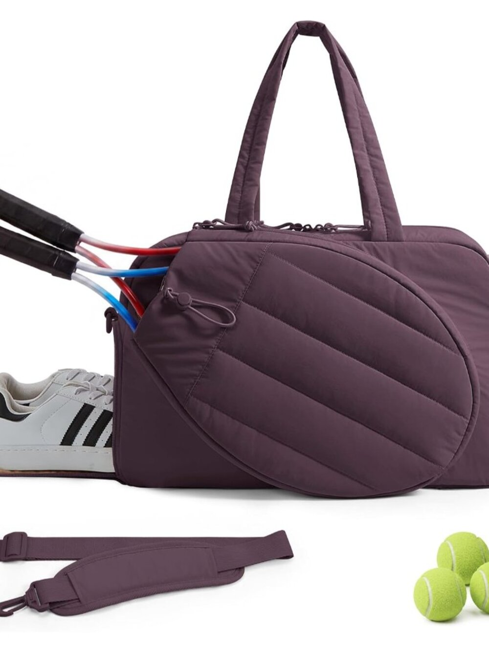 Tennis Gym Bag for Women, 3-in-1 Sports Duffle Sling Backpack | Fits 40oz Tumble